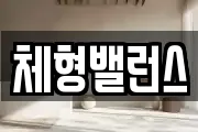 체형밸런스