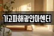 가고파해광안마센터