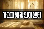 가고파해광안마센터
