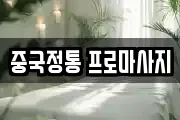 중국정통 프로마사지