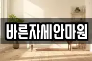 바른자세안마원