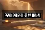 크라이오테라피 풋 앤 마사지