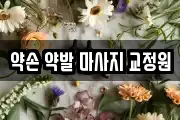 약손 약발 마사지 교정원