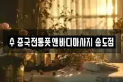 수 중국전통풋앤바디마사지 송도점