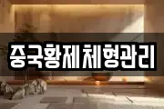 중국황제체형관리