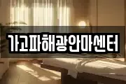 가고파해광안마센터