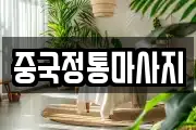 중국정통마사지