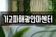 가고파해광안마센터
