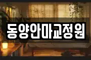 동양안마교정원