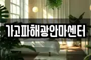 가고파해광안마센터