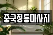 중국정통마사지