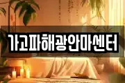 가고파해광안마센터