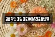 고소작업대임대ZOOM리프트렌탈