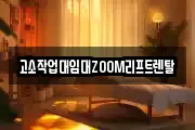 고소작업대임대ZOOM리프트렌탈