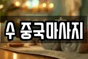 수 중국마사지
