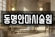 동명안마시술원