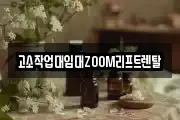고소작업대임대ZOOM리프트렌탈