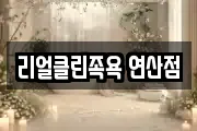 리얼클린족욕 연산점