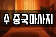수 중국마사지