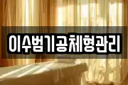 이수범기공체형관리