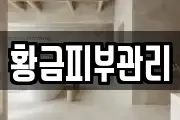 황금피부관리