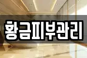 황금피부관리