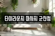 타이라운지 마사지 군산점
