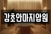 감초안마지압원