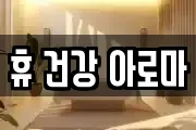 휴 건강 아로마