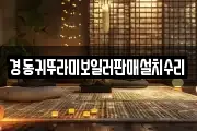 경동귀뚜라미보일러판매설치수리