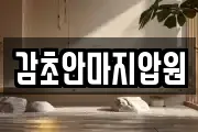 감초안마지압원