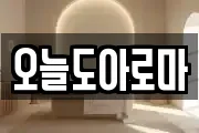 오늘도아로마