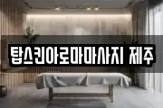 탑스킨아로마마사지 제주