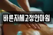 바른자세고정안마원