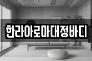 한라아로마대정바디