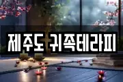 제주도 귀족테라피