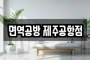 면역공방 제주공항점