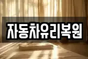 자동차유리복원