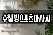 수웰빙스포츠마사지