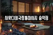 사왓디태국정통마사지 송악점