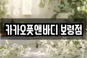 카카오풋앤바디 보령점