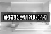 서산금강산보석사우나내마사지