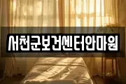 서천군보건센터안마원