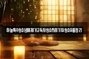 하늘특수청소냄새제거고독사청소쓰레기집청소유품정리