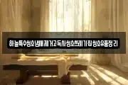 하늘특수청소냄새제거고독사청소쓰레기집청소유품정리