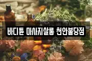 바디튠 마사지살롱 천안불당점