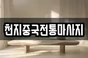 천지중국전통마사지