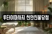 루타이마사지 천안신불당점