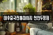 태후중국전통마사지 천안두정점
