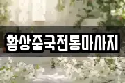 황상중국전통마사지